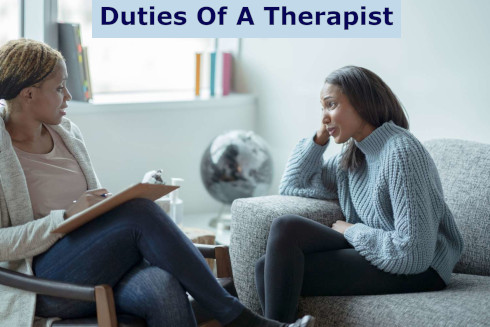 Duties Of A Therapist